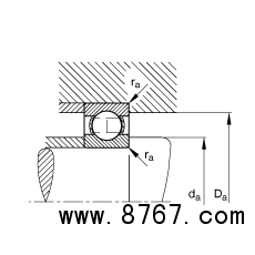 ������ 16002, ���� DIN 625-1 ��׼����Ҫ�ߴ�
