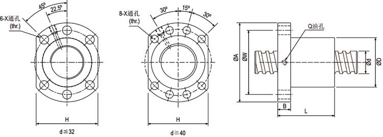 SFU05010-4 滚珠丝杆