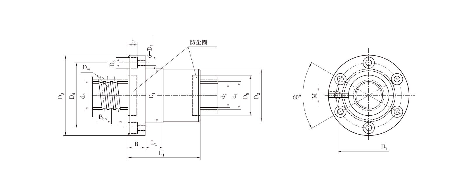 FFQ2505-2滚珠丝杠