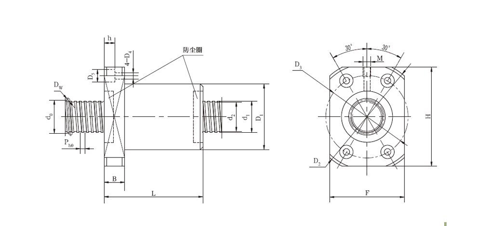 JF8020-8滚珠丝杠