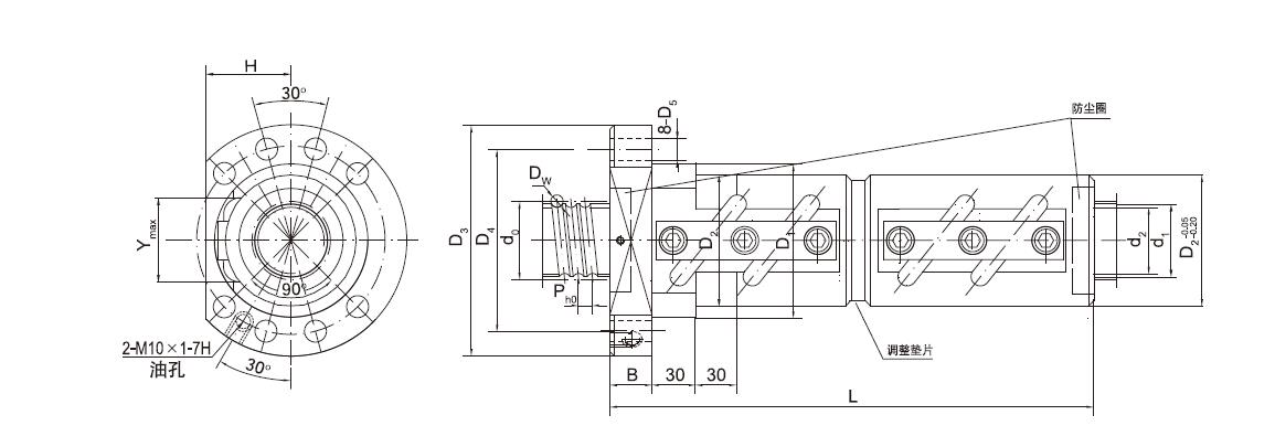 CMFZD6320-5滚珠丝杠